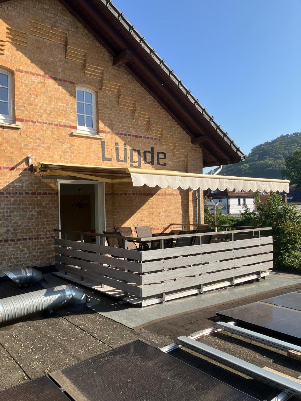 Ferienwohnung Im Bahnhof Luegde Zewnętrze zdjęcie